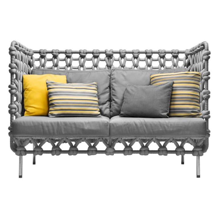 Cabaret Outdoor Loveseat Highback by Kenneth Cobonpue