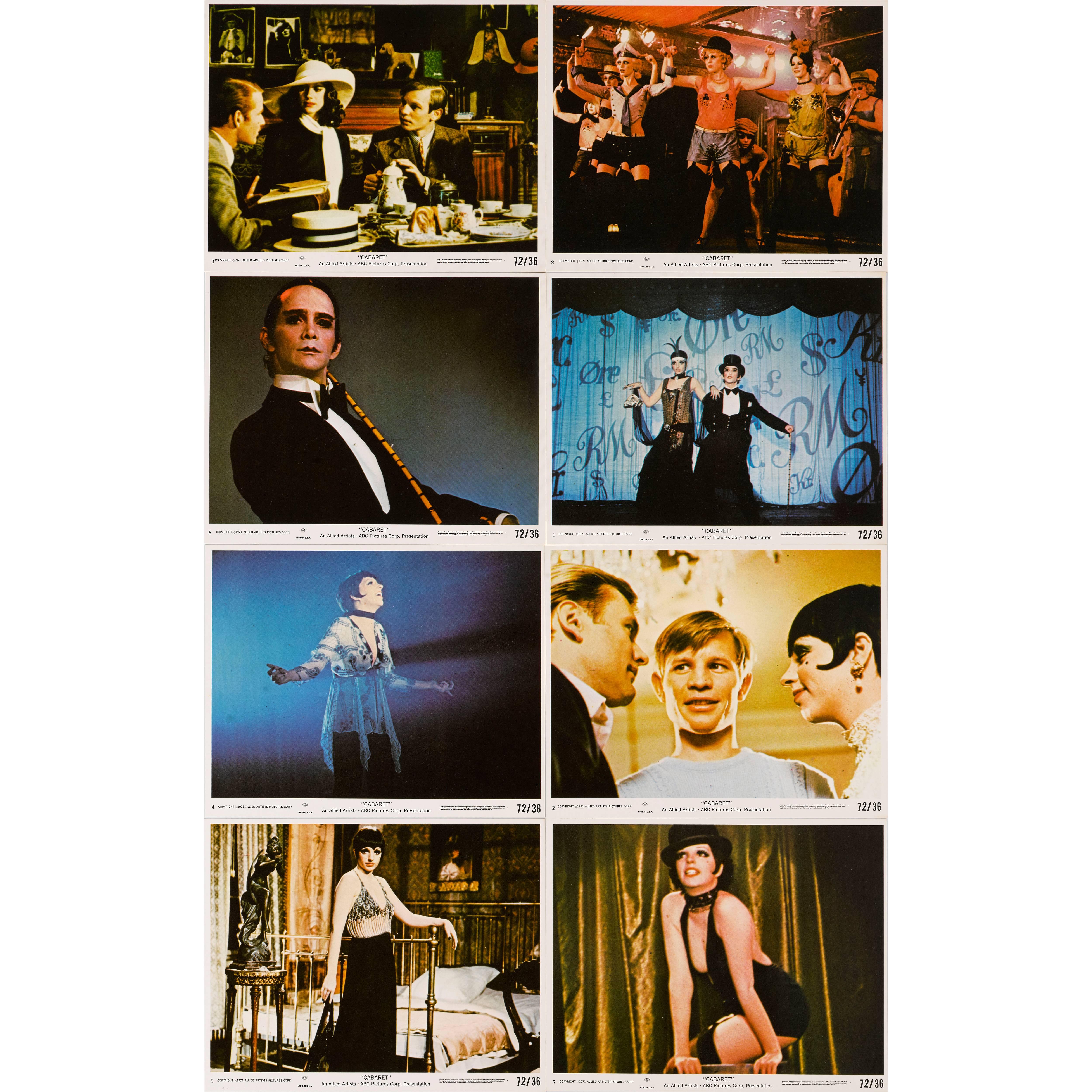 "Cabaret" Set of Eight Mini Lobby Cards