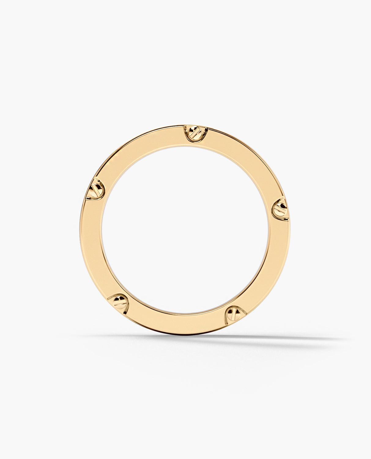 CABARRUS Zweifarbiger Ring aus 14k Gelb- und Weißgold - breite Version im Zustand „Neu“ in New York, NY