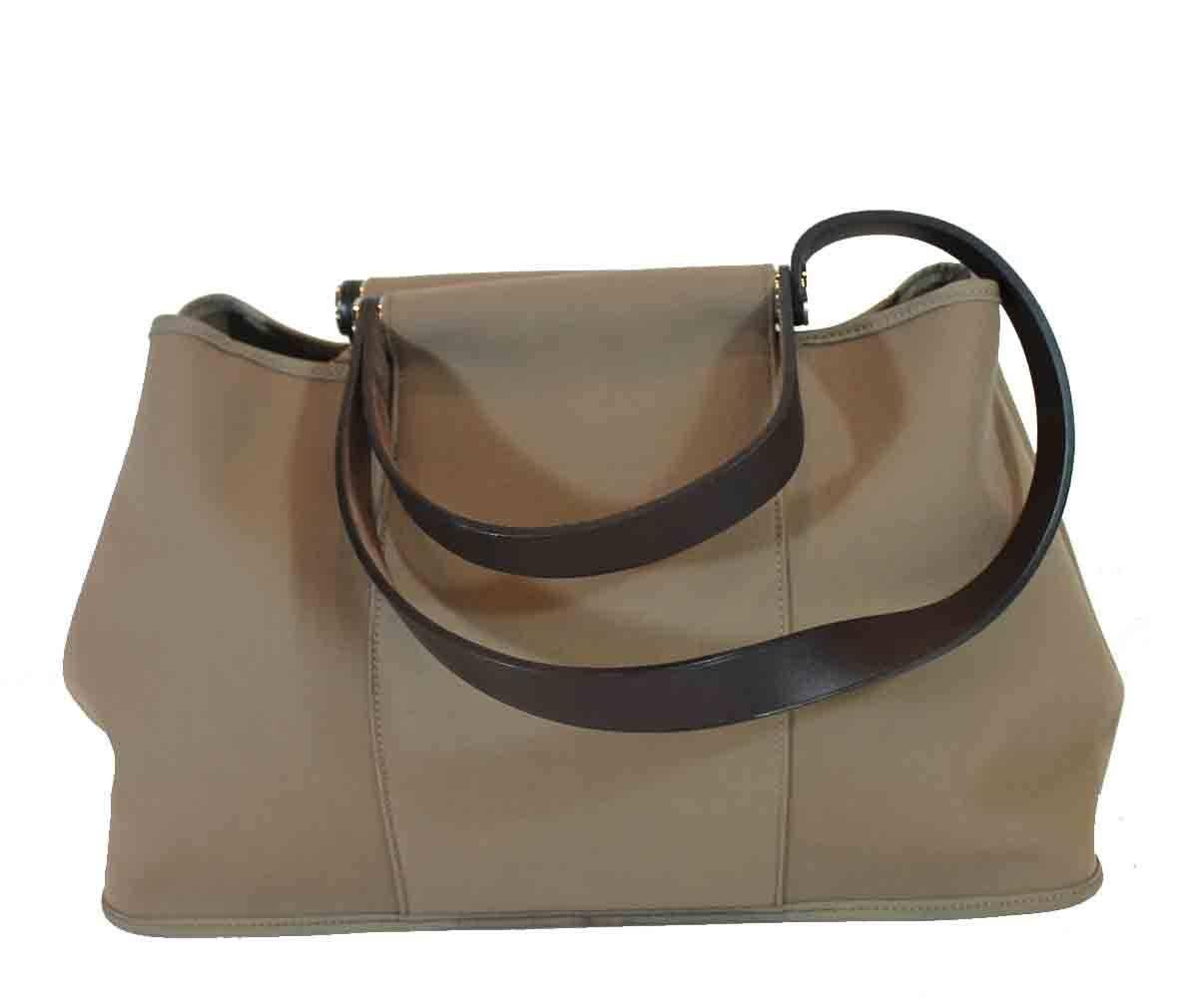 Brown Cabbage Elan Tote For Sale