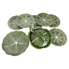Cabbage-Shaped Soup Tureen Set, France, 1970s