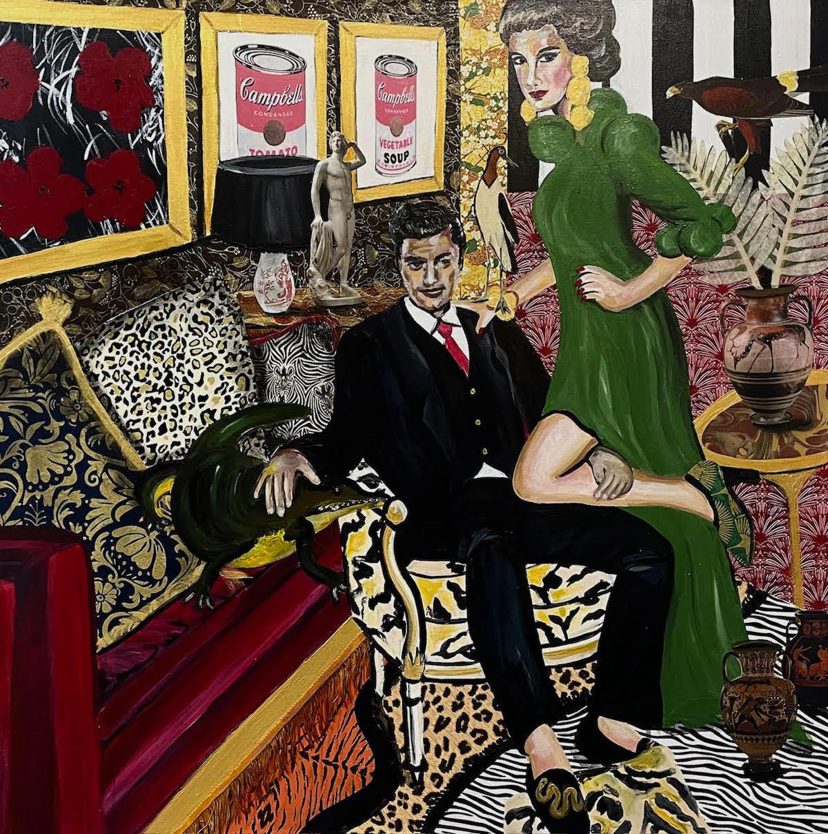 Cabell Molina Abstract Painting - Home Sweet Home