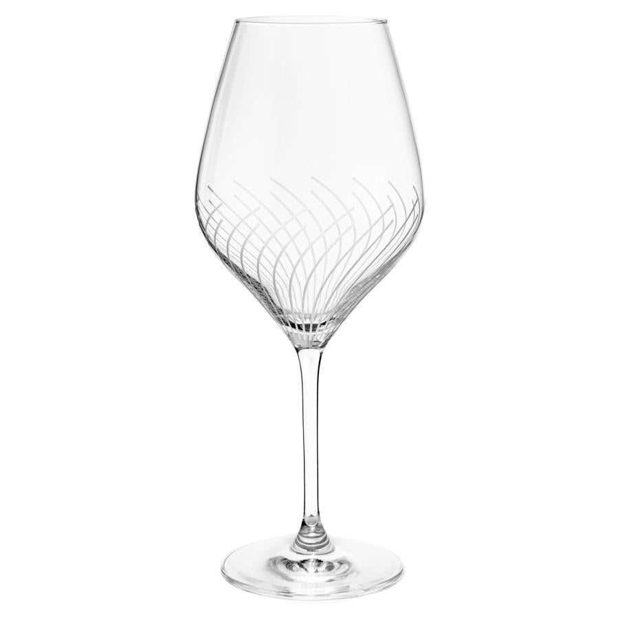 Cabernet Lines Red Wine Glass, Clear For Sale