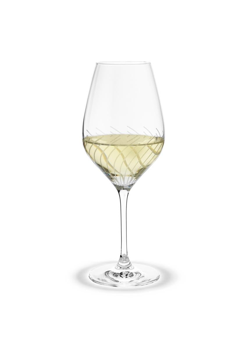 Cabernet Lines White Wine Glass, Clear, 12.2 oz, 2 Pcs.