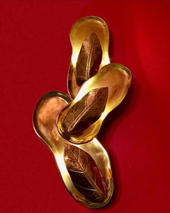 Cabesa Brass Casting Wall Sconce, Art Lighting, Sculptural Lighting