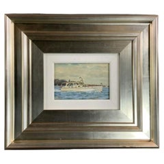 Cabin Cruiser Painting by F Rypsam