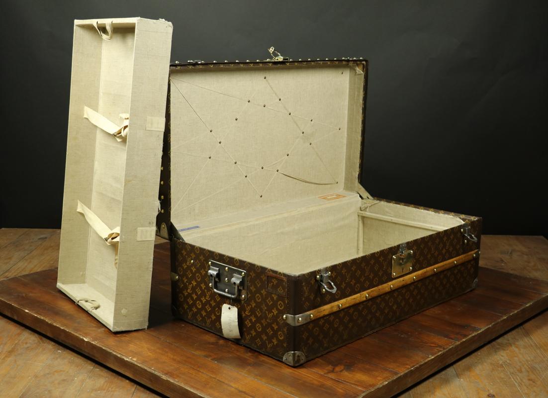 Cabin Monogram Louis Vuitton Trunk, 1920s 4