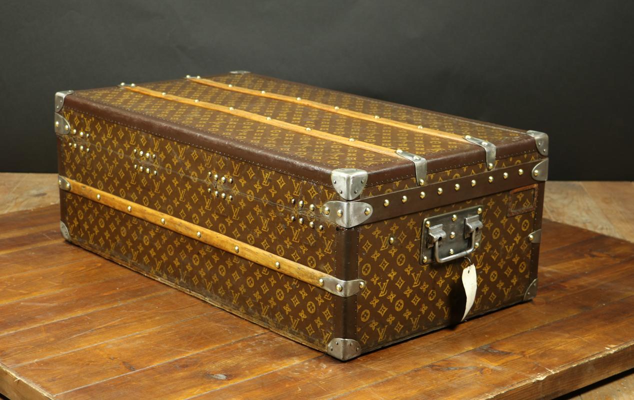 Early 20th Century Cabin Monogram Louis Vuitton Trunk, 1920s