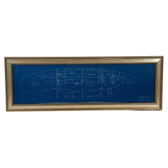 Cabin Plan Blueprint of the Yacht “Spirit”