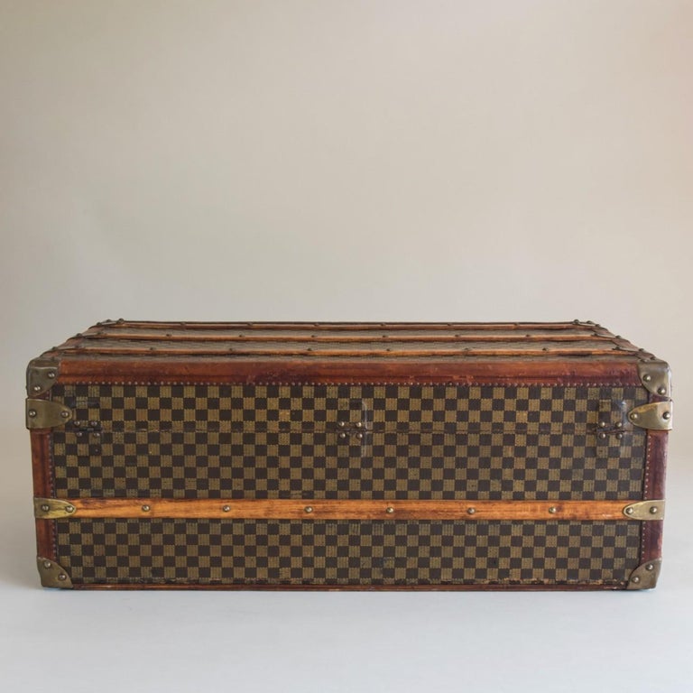 French Cabin Trunk by Paul Romand, circa 1900 For Sale