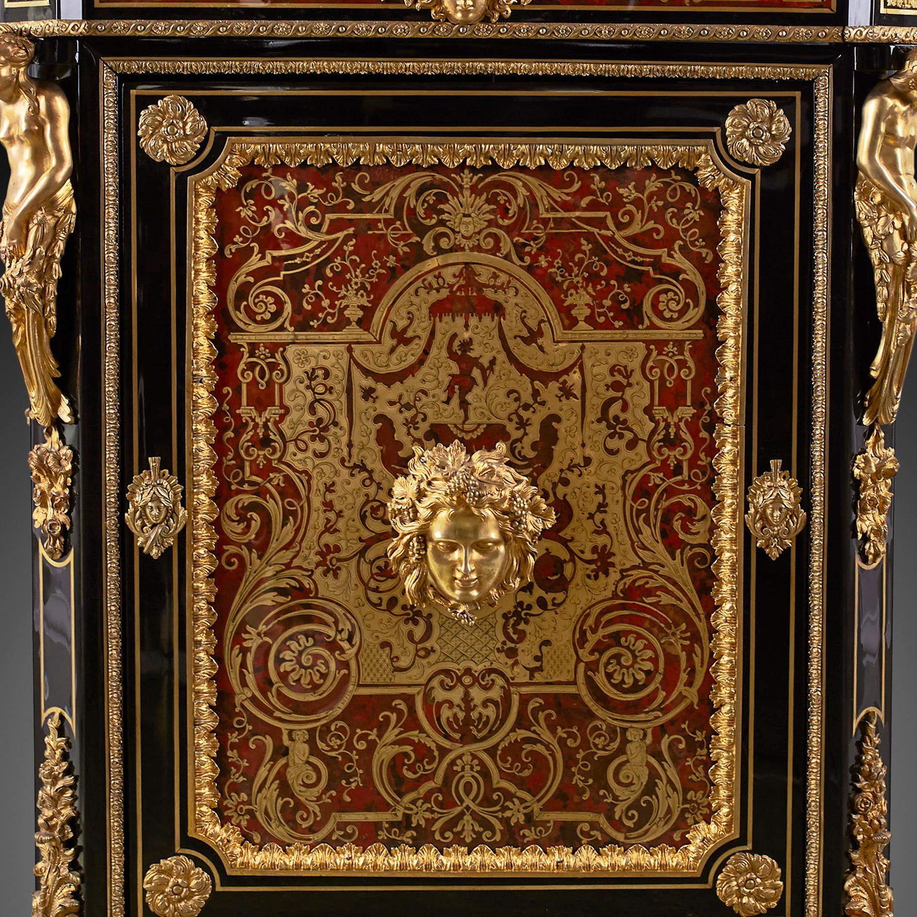 Schrank aus dem 19. Jahrhundert, Napoleon III.-Periode, Stil Boulle im Angebot 2