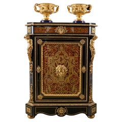 Cabinet 19th Century, Napoleon III Period, Style Boulle