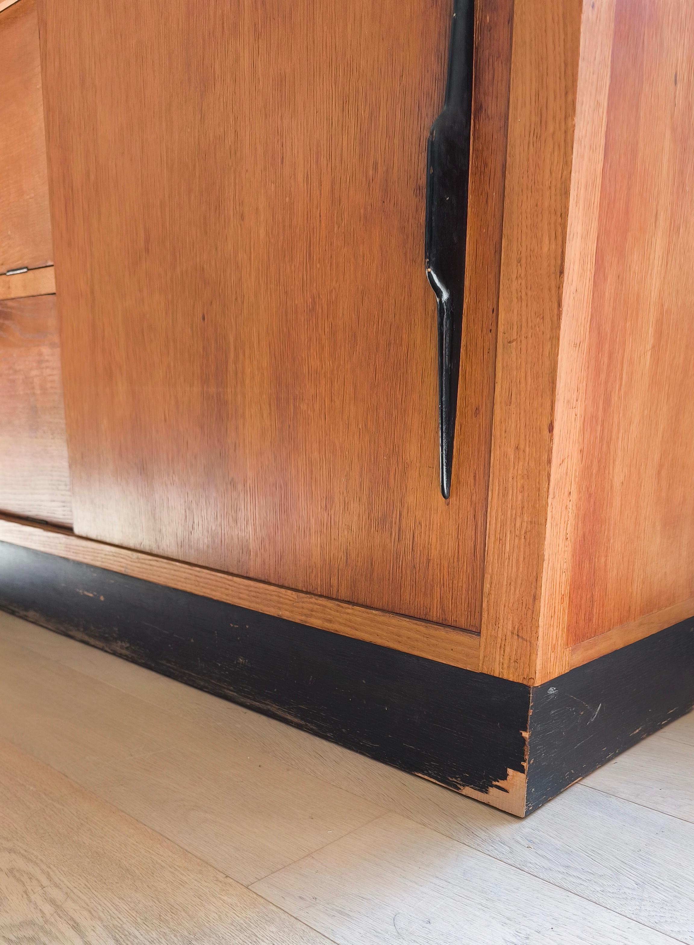 Cabinet 50s reminds Works of Charlotte Perriand, Le Corbusier, Jean Prouvé For Sale 14