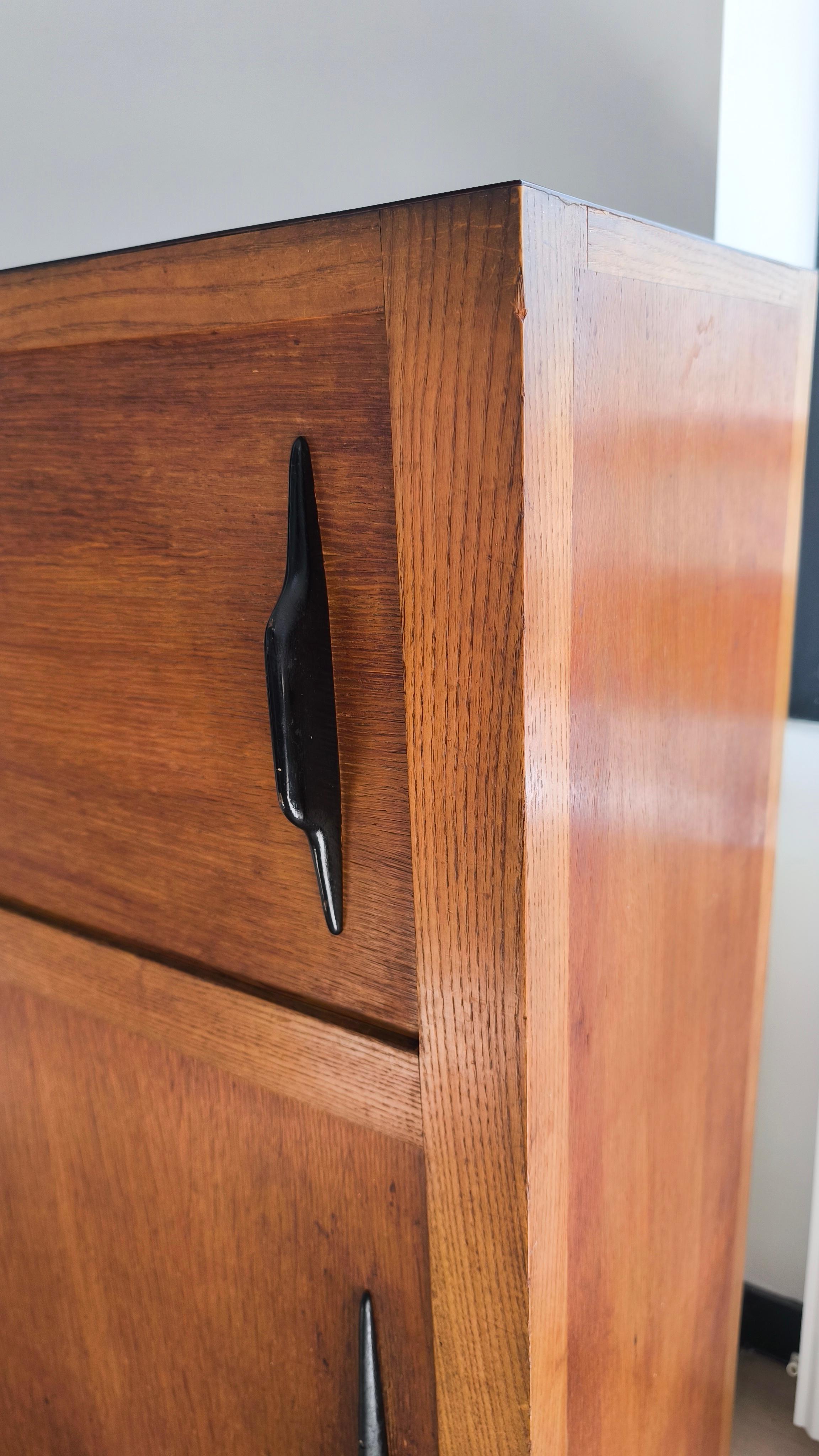 Cabinet 50s reminds Works of Charlotte Perriand, Le Corbusier, Jean Prouvé For Sale 2