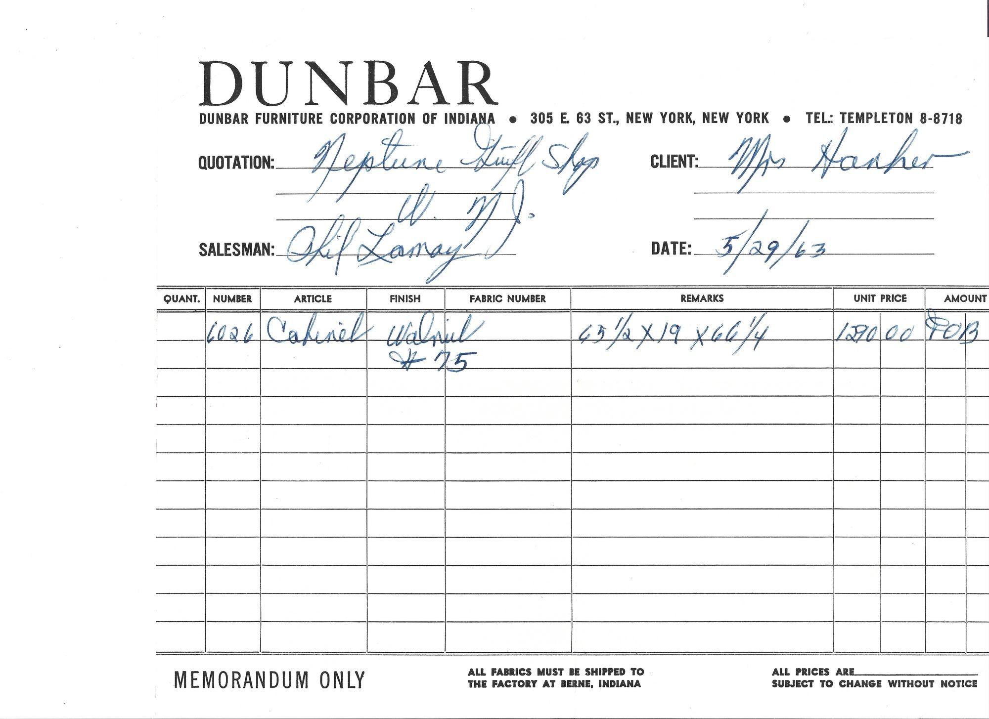 Armoire 6026 d'Edward Wormley pour Dunbar en vente 7