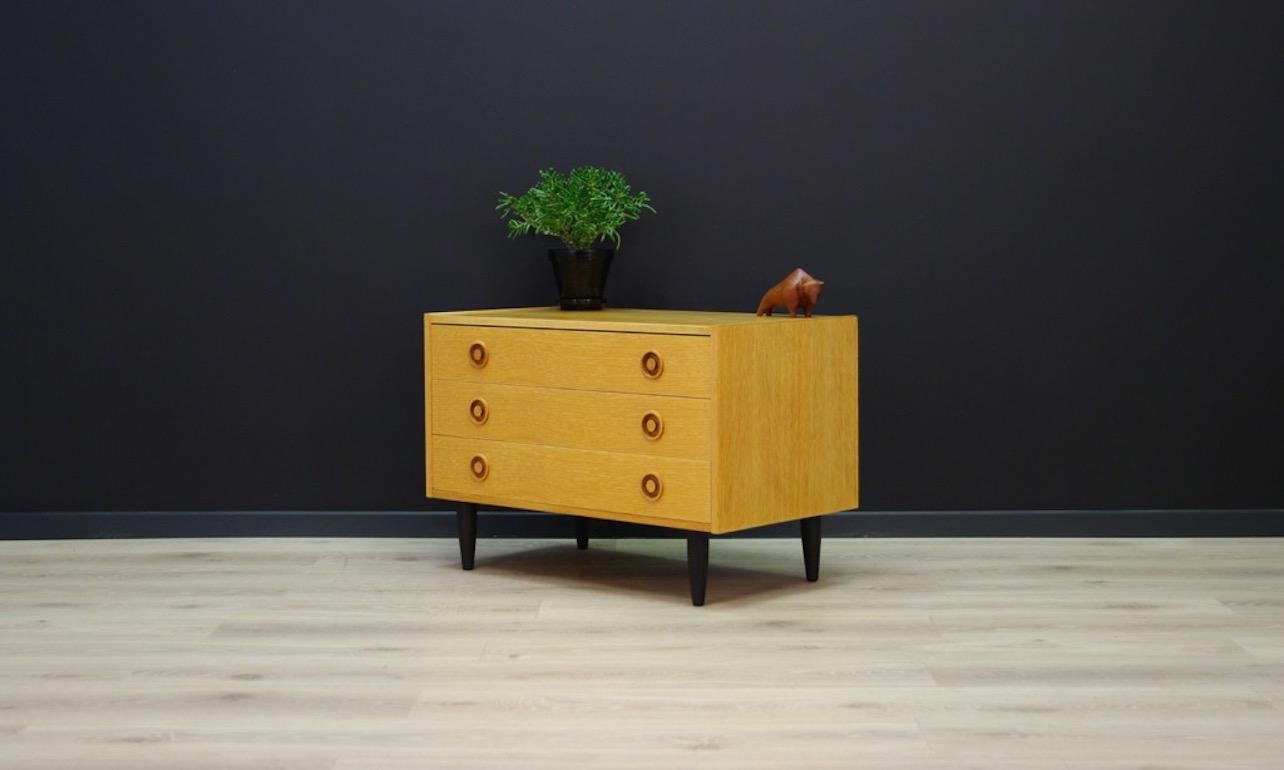 Veneer Cabinet Ash Vintage Scandinavian Design, 1960s