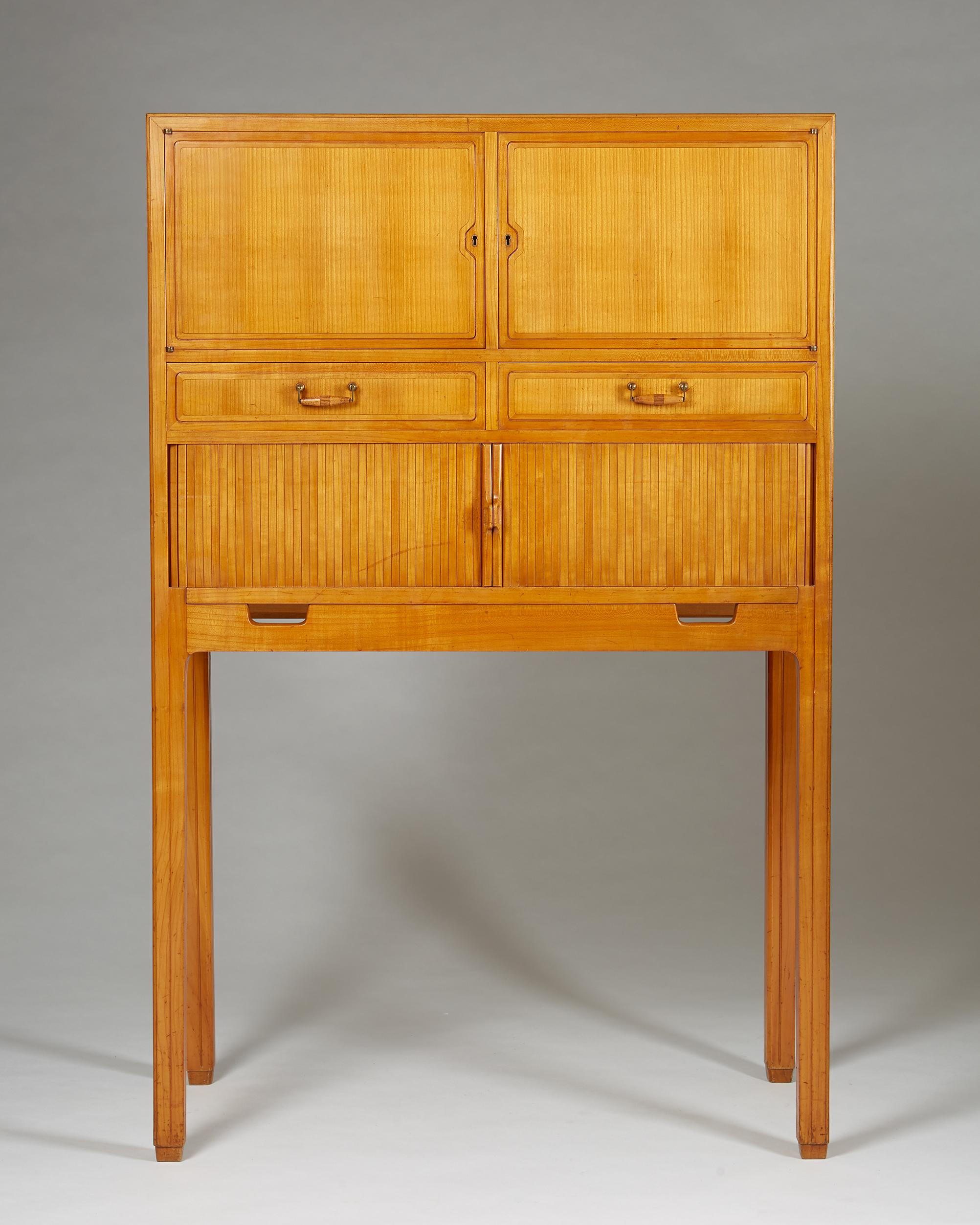 Swedish Cabinet Attributed to Hjalmar Jackson, Sweden, 1940s