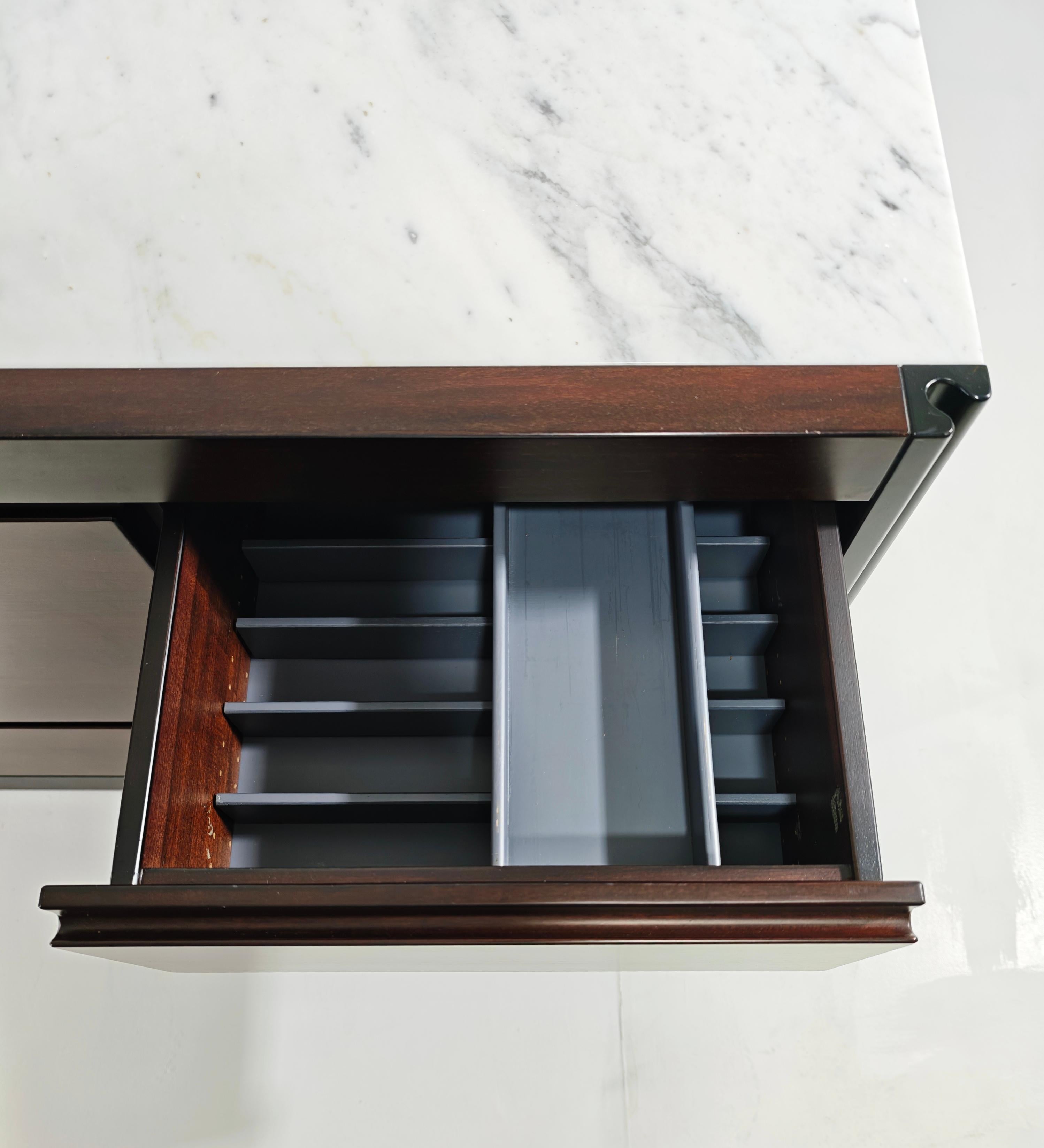 20th Century Cabinet Bar Marble Angelo Mangiarotti For Molteni Mid-Century Design Italy 60s