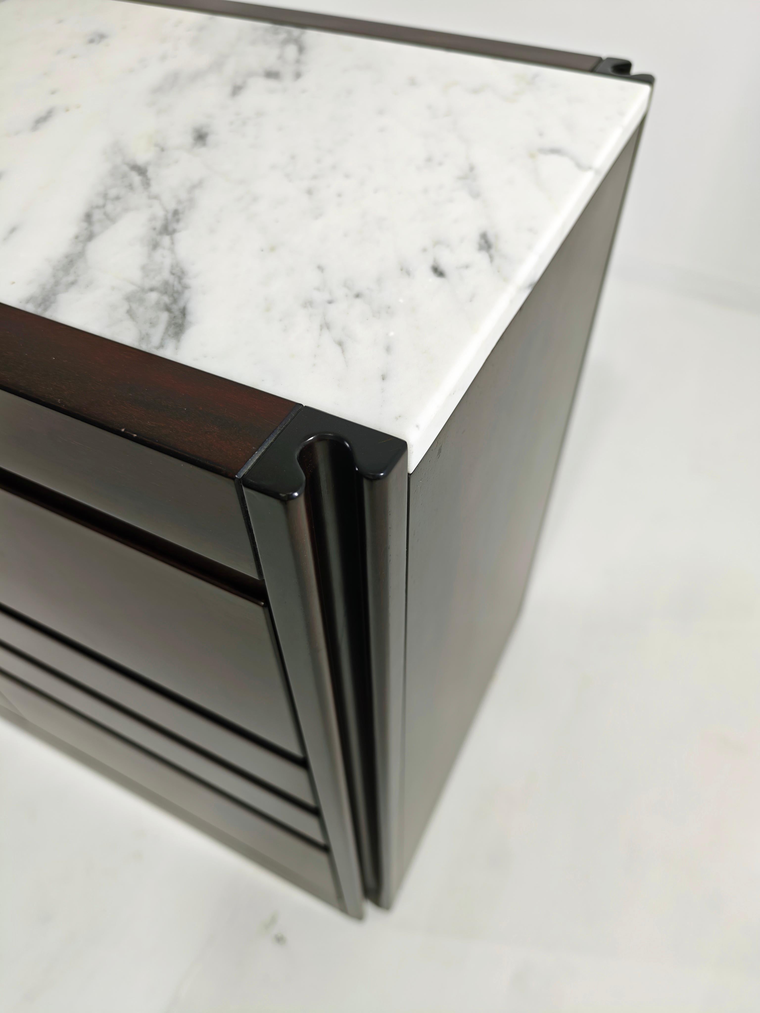 Cabinet Bar Marble Angelo Mangiarotti For Molteni Mid-Century Design Italy 60s 1