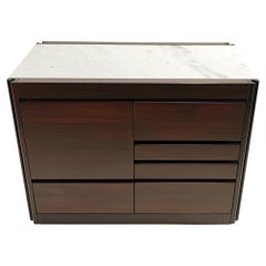 Cabinet Bar Marble Angelo Mangiarotti For Molteni Mid-Century Design Italy 60s
