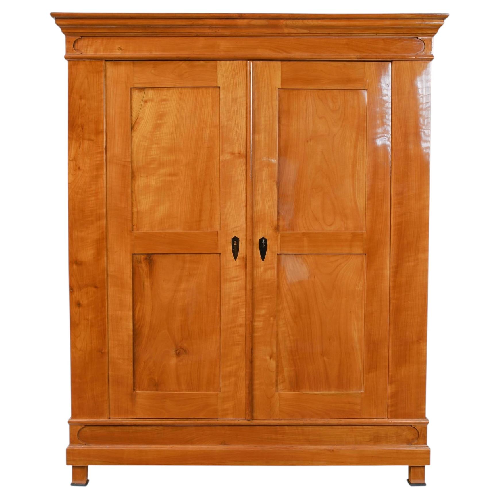 Cabinet  Biedermeier, cherrywood, arround 1820 For Sale