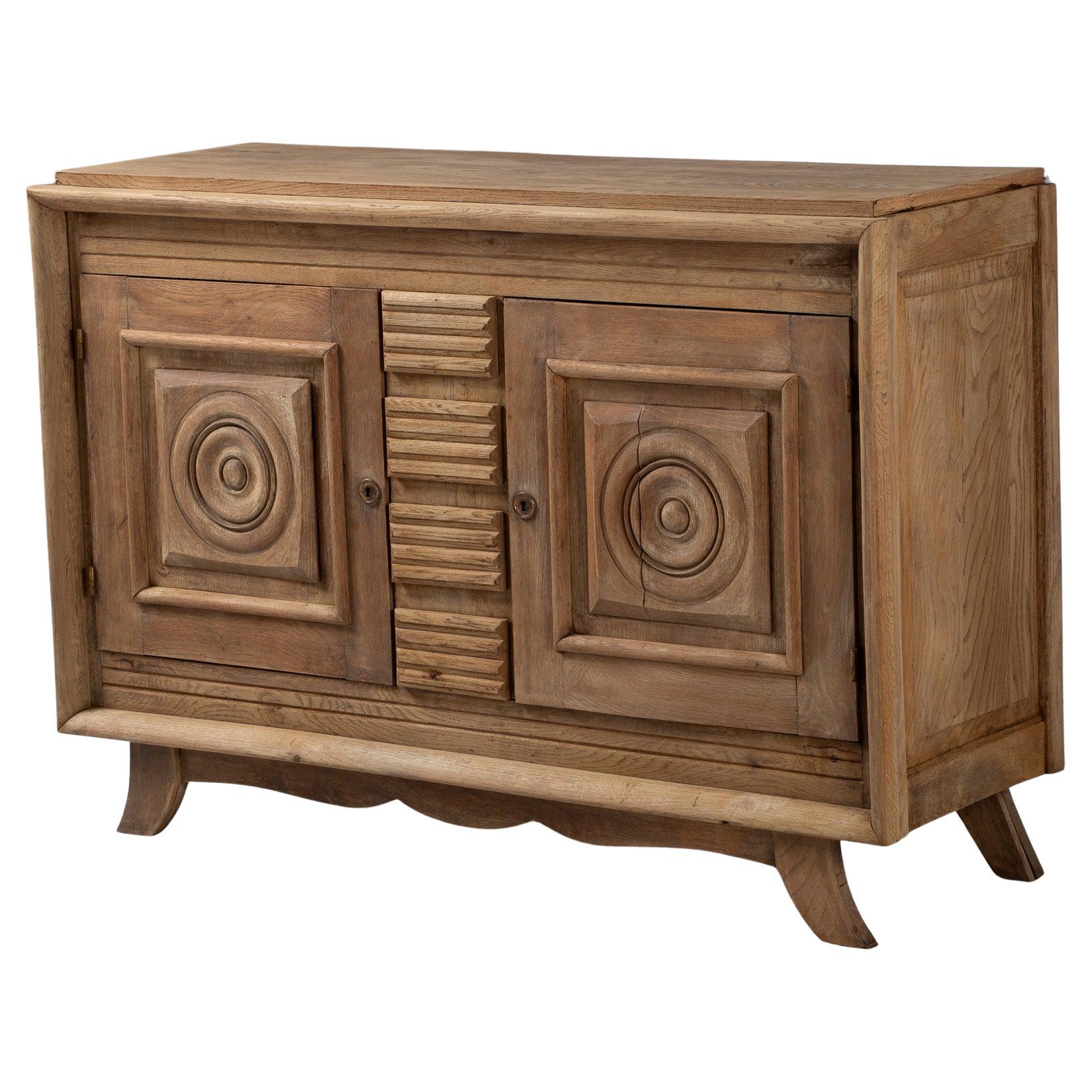 Cabinet, Bleached Oak, France, 1940s