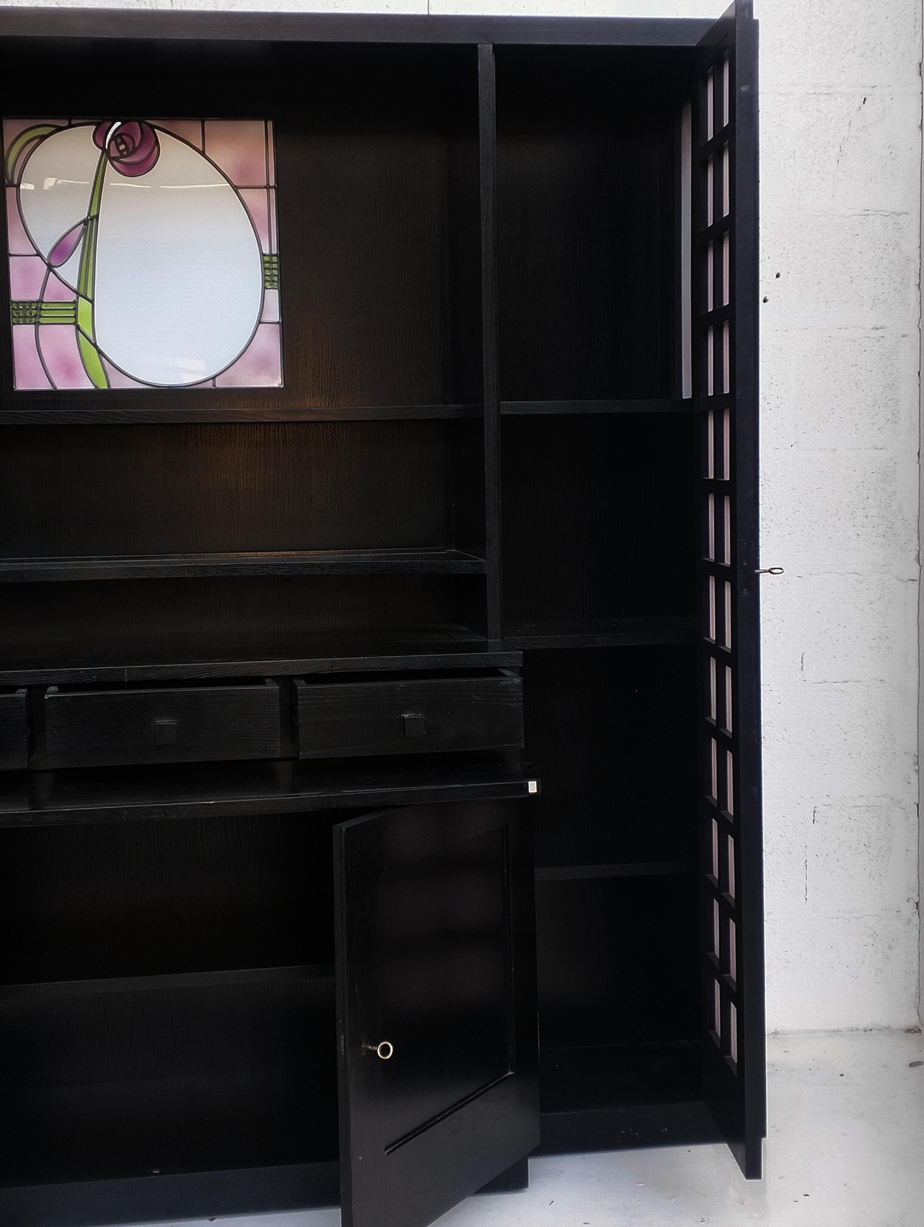 Cabinet  by Charles Rennie Mackintosh for Cassina 60s 3
