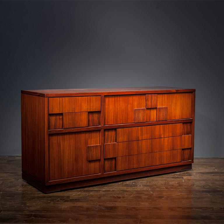 Cabinet by Ico Parisi, Italy 1960, in solid Rosewood, manufactured by Spartaco Brugnoli.