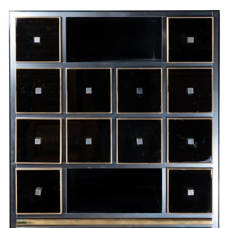 Mid-Century Modern Cabinet by Michel Pigneres, Sandro Petti Around 1970
