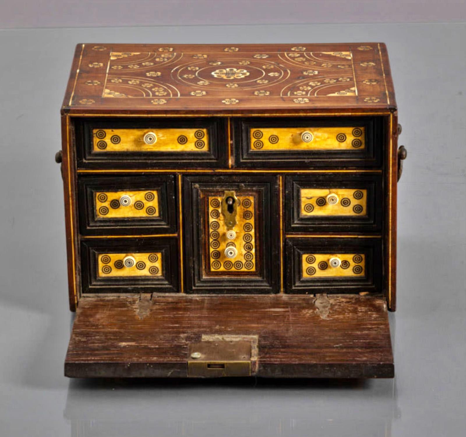 Hand-Crafted Cabinet/ Counter Indo-Portuguese, 17th Century