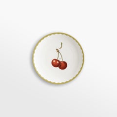 Cabinet de Curiosités, Six Contemporary Decorated Porcelain Bread Plates