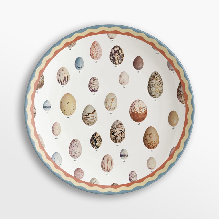 Cabinet de Curiosités, Six Contemporary Decorated Porcelain Dinner Plates For Sale 3