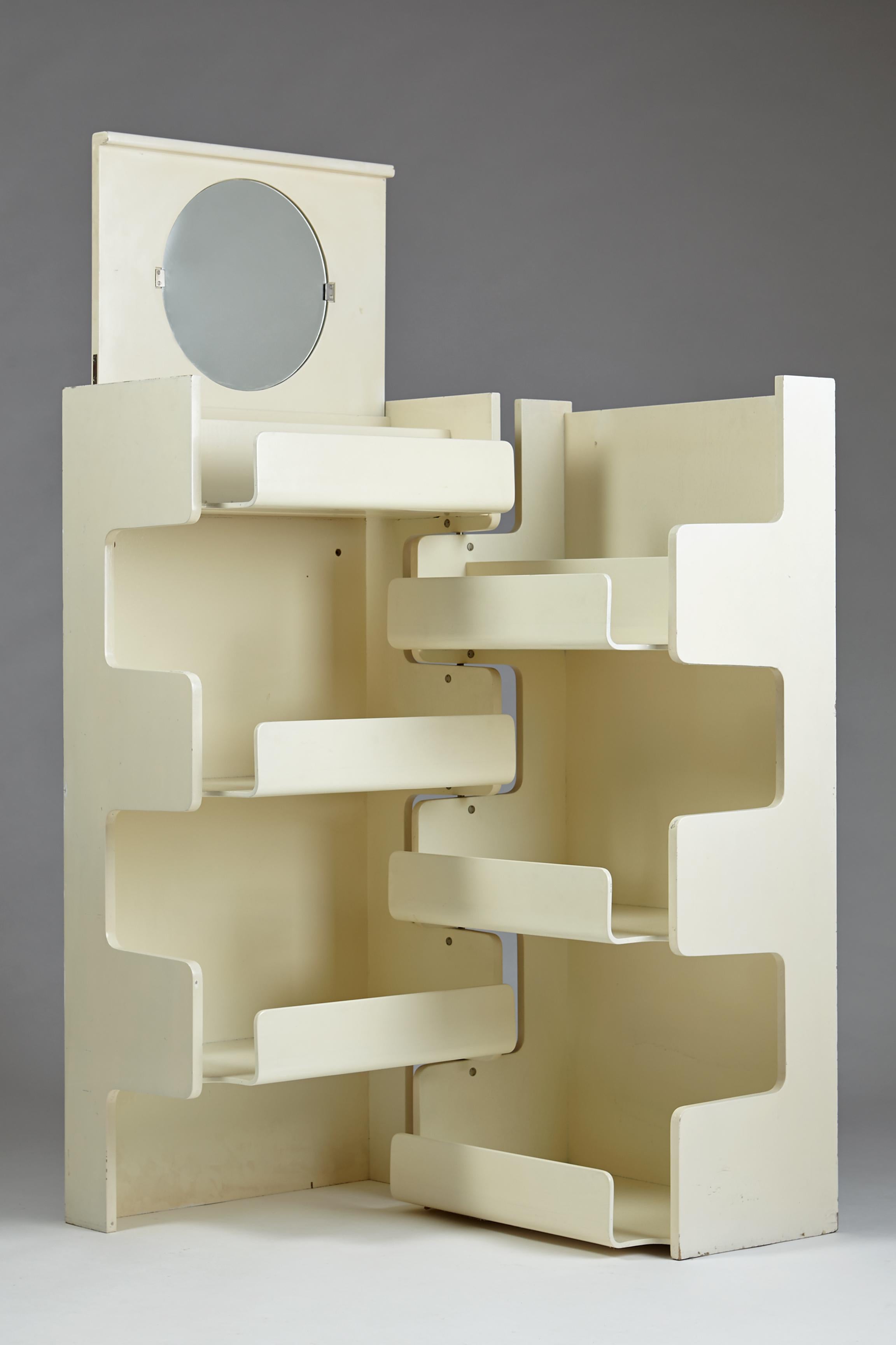 Scandinavian Modern Cabinet designed by Lars Larsson and Stig Lönngren for HI-Gruppen, Sweden 1960s For Sale