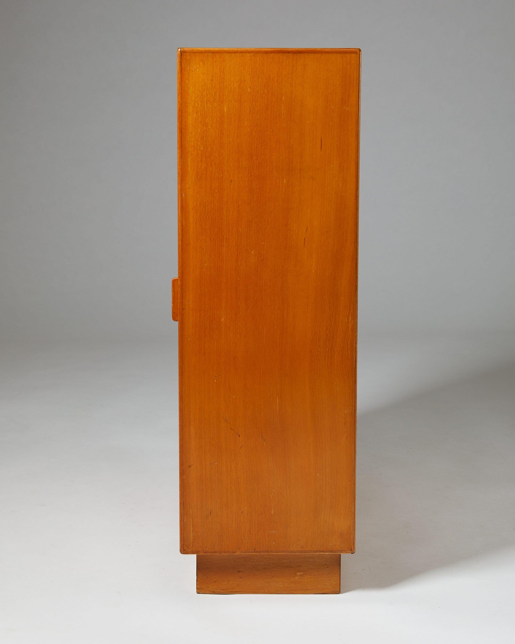 Beech Cabinet Designed by Tove and Edvard Kindt-Larsen for Gustav Bertelsen, Denmark