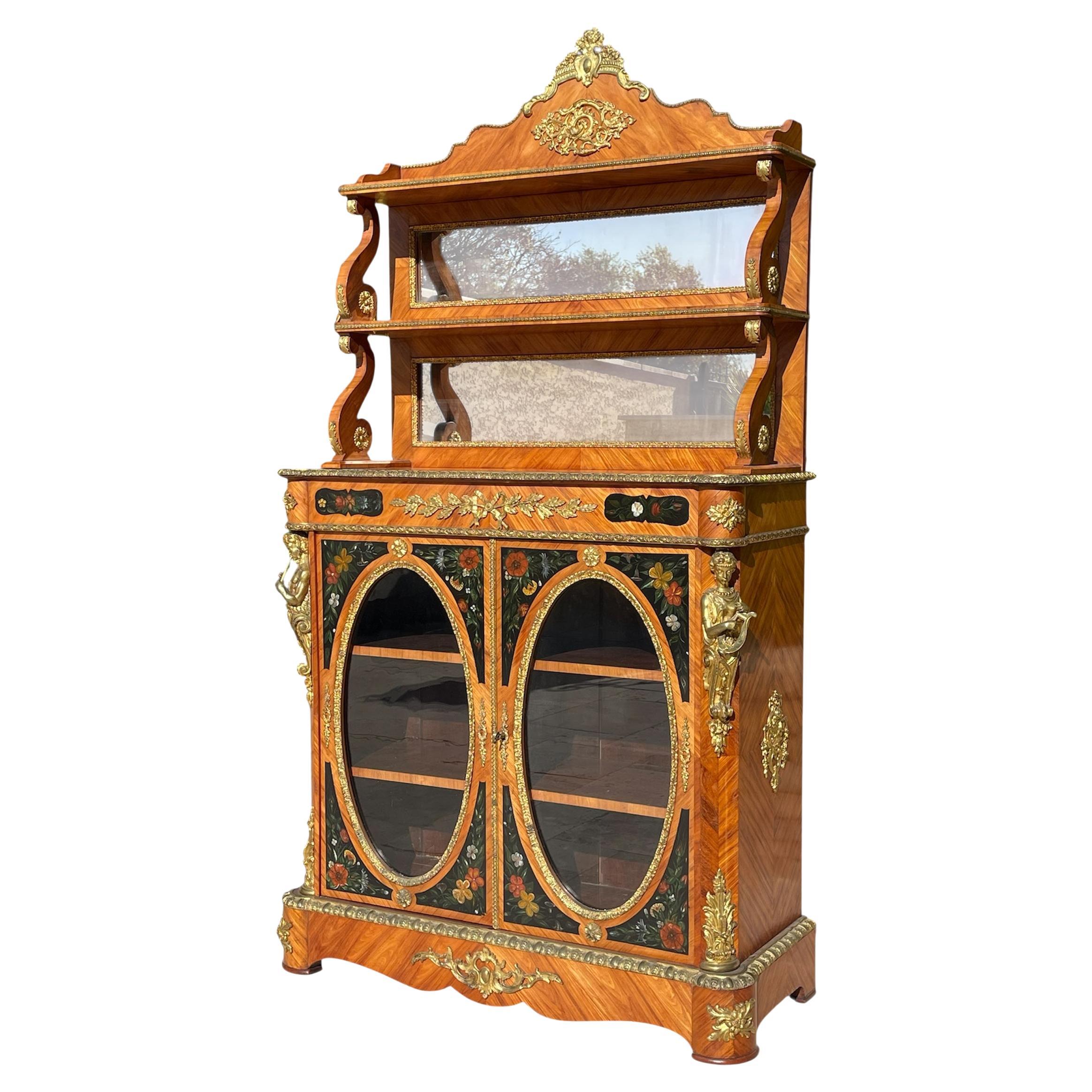 Cabinet - Display Case - Napoleon III's Happiness Of The Day For Sale