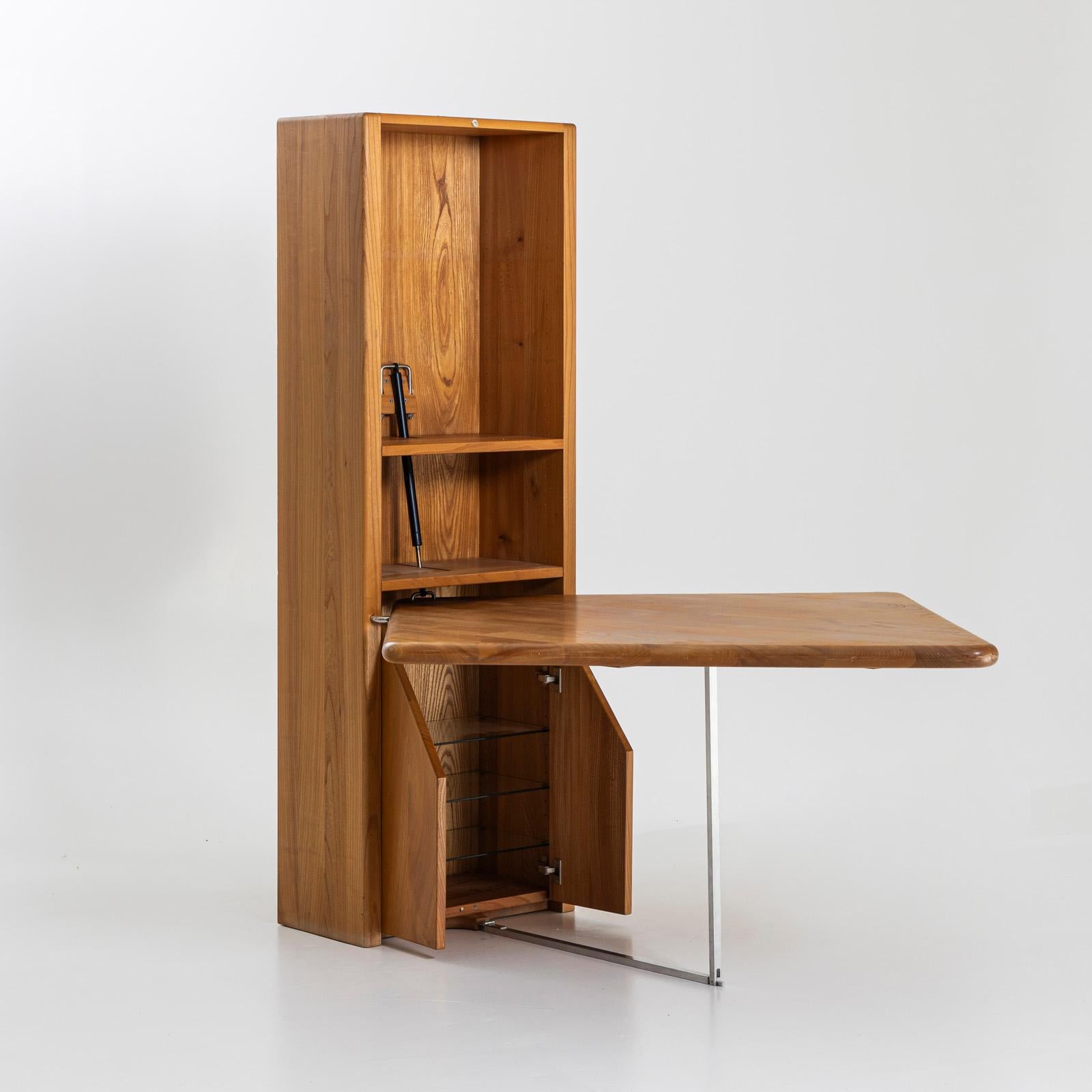 Cabinet Element with Folding Table, 20th Century For Sale 1