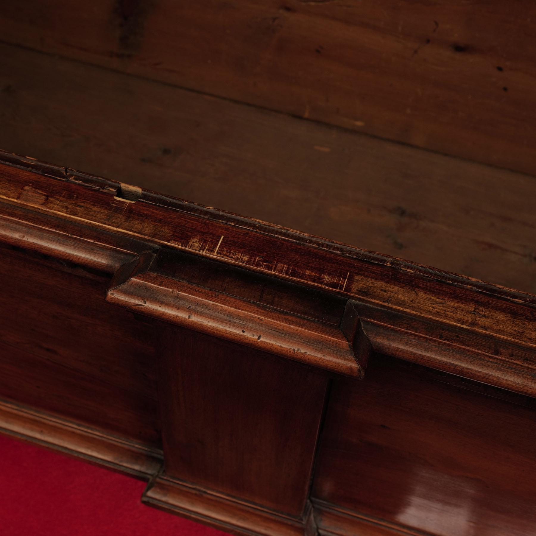 Early 19th Century Cabinet, Empire around 1800, solid mahogany, 2-door For Sale