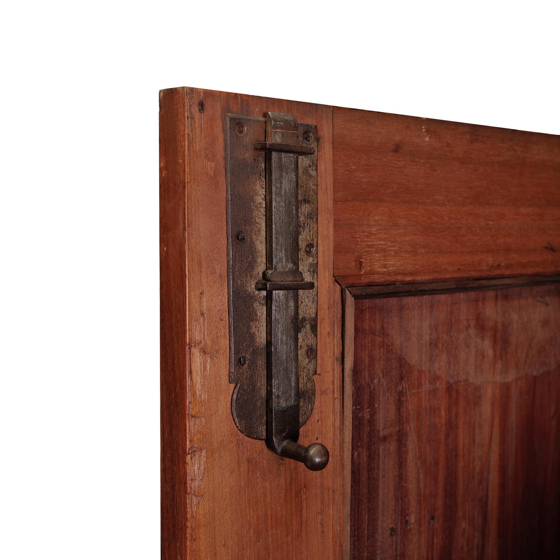 Mahogany Cabinet, Empire around 1800, solid mahogany, 2-door For Sale