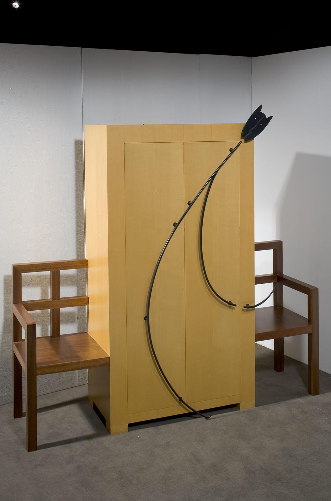 Cabinet Ficcanaso di Mimmo Paladino per Meta Memphis Milano in vendita 1