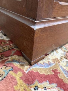 Cabinet forming filing cabinet in solid oak 1900