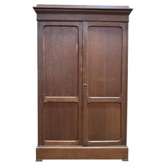Cabinet forming filing cabinet in solid oak 1900