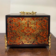 French cabinet Marqueterie Boulle signed "SUSSE Frères" Napoleon III era