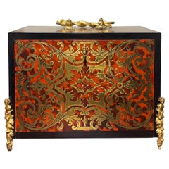 French cabinet Marqueterie Boulle signed "SUSSE Frères" Napoleon III era