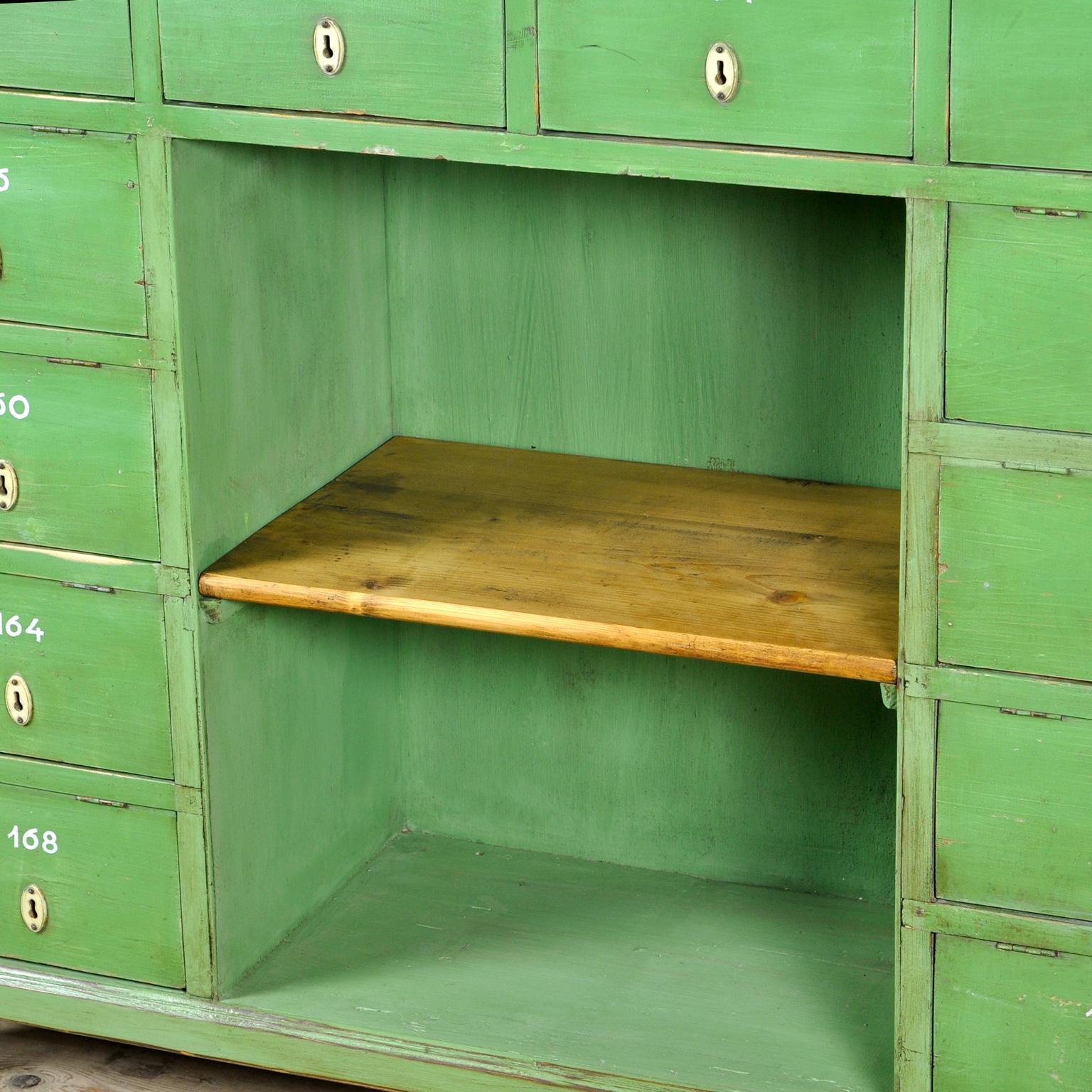 Mid-20th Century Cabinet From A Postoffice, 1950's For Sale