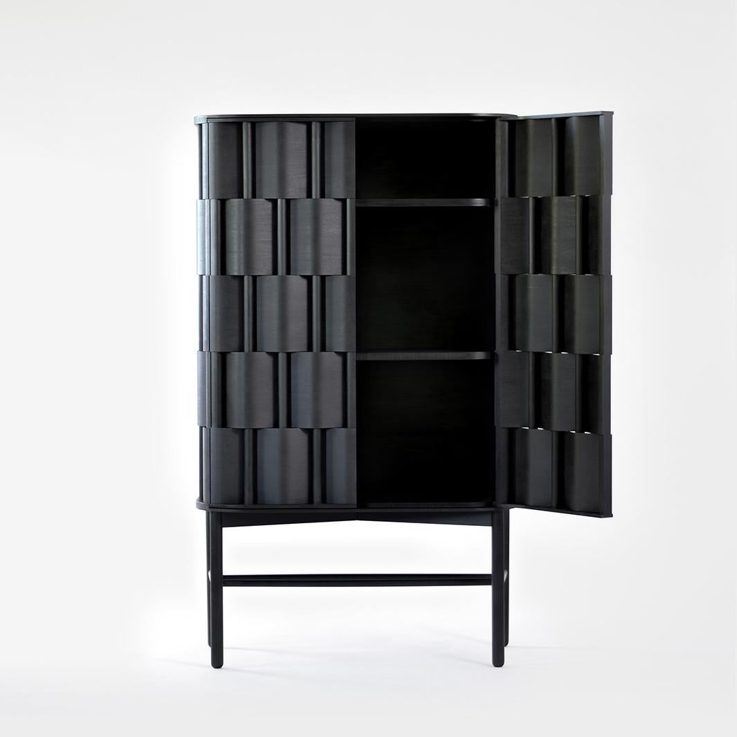 Weave 86 
Birch cabinet, made of solid birchwood and laminated birchveneér. Modern yet classic, bold yet modest the cabinet serves as a great example of Scandinavian contemporary design. Designed by Lukas Dahlén.

The minimal yet expressive