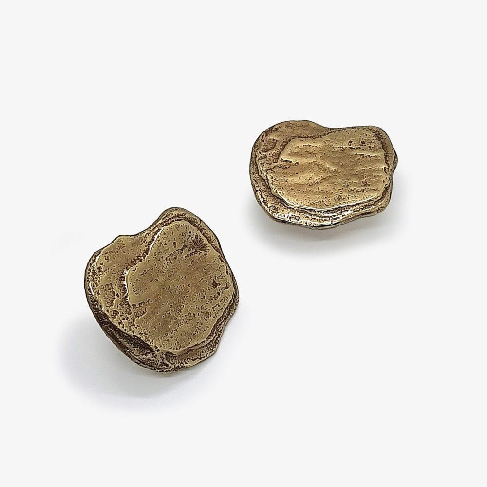Pomello per mobili in ottone massiccio Mineral Inspiration Ø 6 cm In condizioni Nuovo in vendita a Marrakech, MA