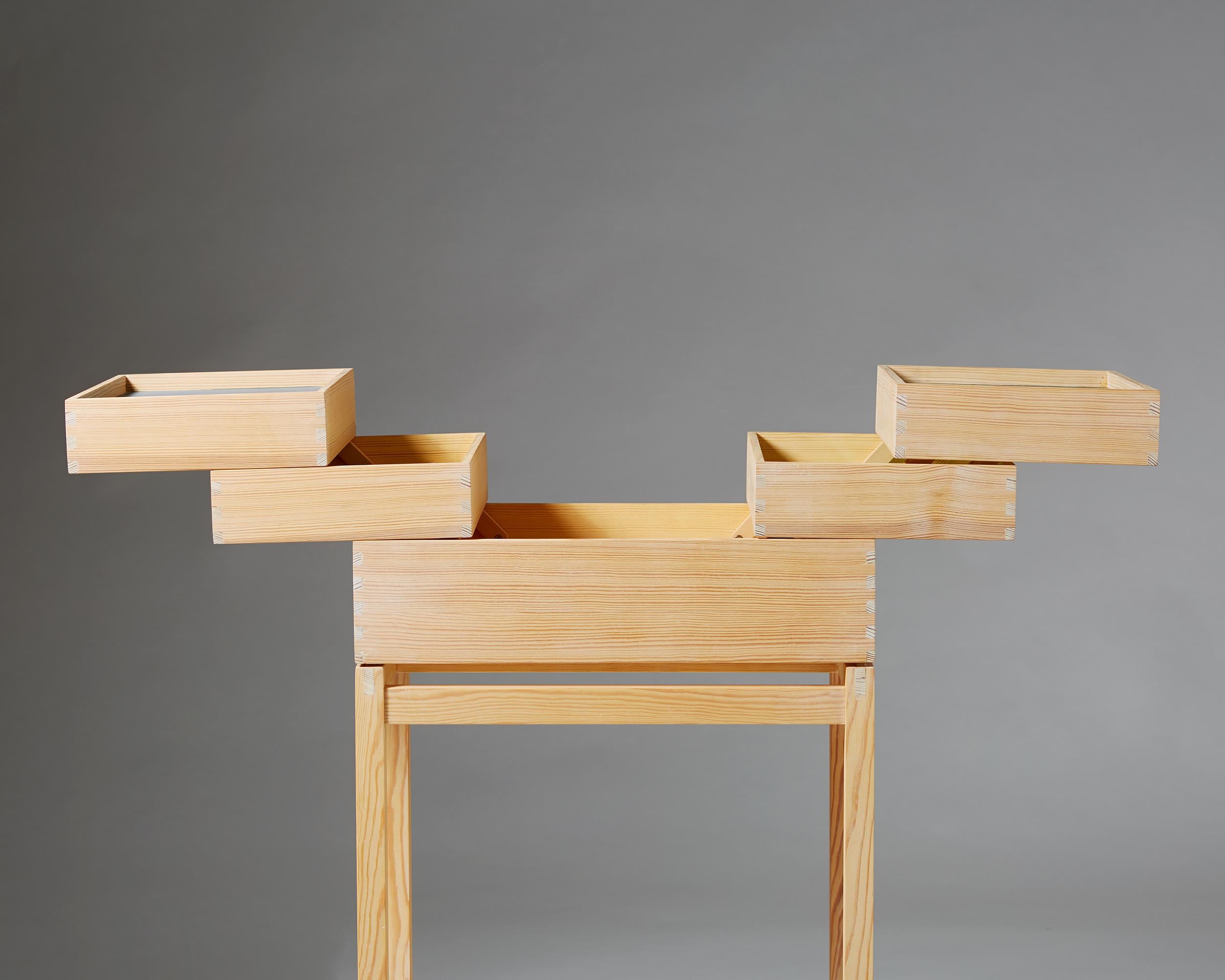 Pine Cabinet ‘Hug’ Designed by Rasmus Appel, Denmark, 2015 For Sale
