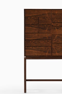 Cabinet in Brass and Rosewood by Børge Mogensen, 1960s