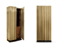 Cabinet in Gold-Plated Brass