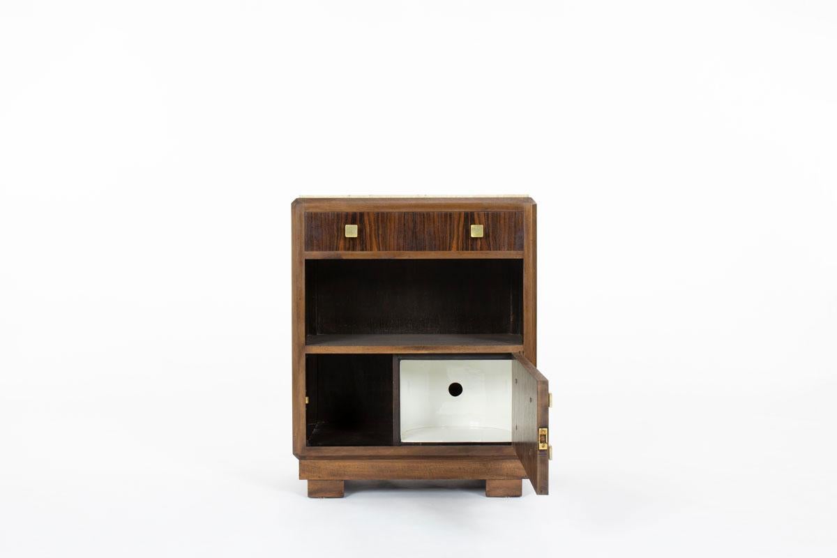 Cabinet in Macassar Ebony and rosewood, Art Deco, 1930s For Sale 1